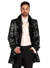 Gehrock Adliger silberfarben -