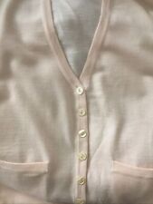 Strickjacke YORN reine Schurwolle lachs Gr. M NEU