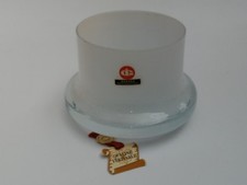 Ikebana Kristallschale Sammlerglas Midcentury Ingridhütte Ingrid Glashütte