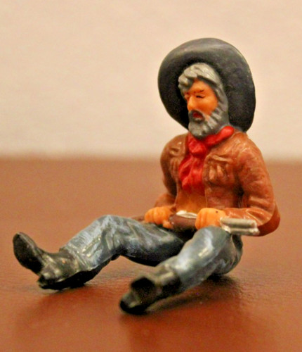 Elastolin cowboy sitzend - cowboy,