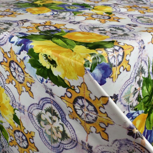 Wachstuch tischdecke blumen - tischdecke,