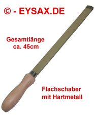 Hartmetall Flachschaber, Gesamtlänge ca. 450 mm, 25mm Klinge Profiwerkzeug