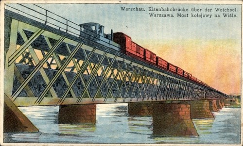 Warszawa warschau polen - ak,