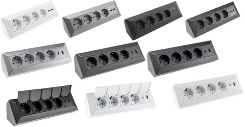 Fach usb steckdosenblock - 4-fach,