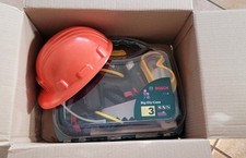 Kinderspielzeug Bosch Werkzeugkoffer Bohrmaschine Schutzbrille Werkzeugset