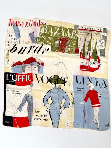 Vintage seidentuch vogue - vintage,