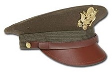 Offizier visor hat mit - offizier,
