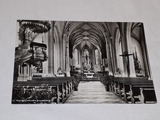 #K 106 Ansichtskarte Postkarte Wallfahrtskirche Bogenberg Bergrestaurant Donau