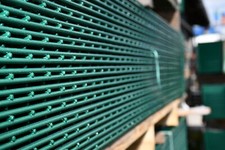 Zaunmatten Doppelstabmatten Stahlmatten einzeln Gittermaten Stahlmatten 656 grün