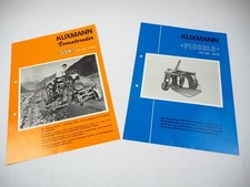 2x original brochures Kuxmann