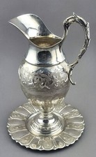 Große weinkanne 800 silber - weinkanne,