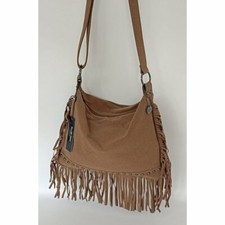 Umhängetasche Wildleder Optik