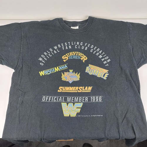 Wwf wrestling shirt - wrestling, club