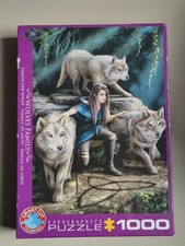 Familie der Wölfe (Puzzle) Anne Stokes Spiel In Spielebox WAHRS. UNVOLLSTÄNDIG 