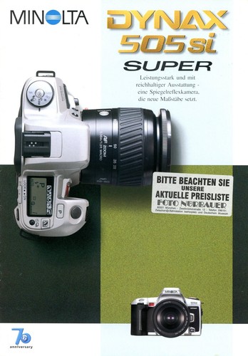 Propsekt minolta dynax 505si - propsekt,
