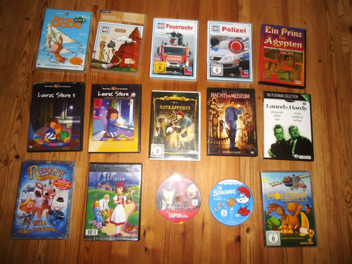 Dvds 15x kinderfilme sammlung - dvds,