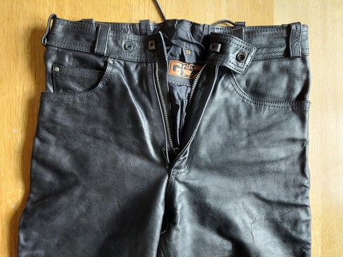 Schnür motorrad lederhose - motorrad-,