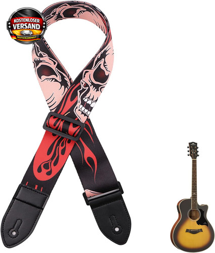 Verstellbarer gitarrengurt - verstellbarer,