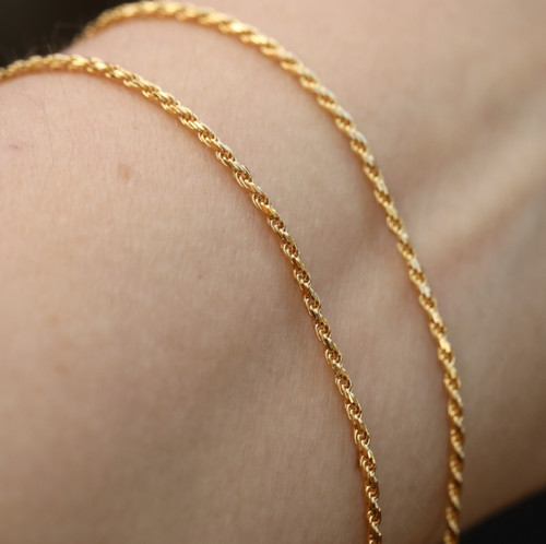 9ct gelbgold kordel - 9ct,
