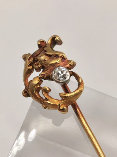Anstecknadel gold 585 mit - 585,,