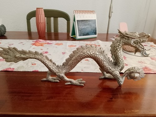 Drache massiv metall - drache,