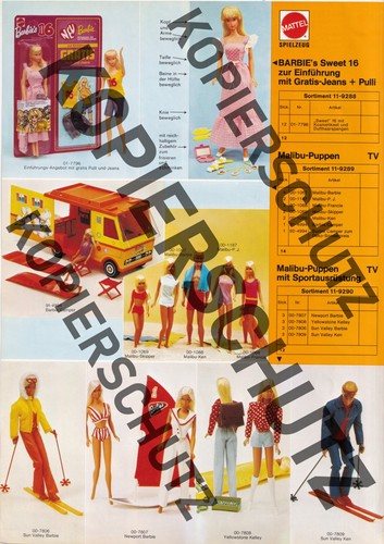 Mattel vintage messe - mattel,