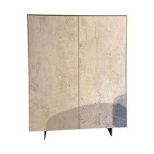 Scholtissek Schrank Kera Front Keramik Beton Silk Grau Korpus Knorrige 