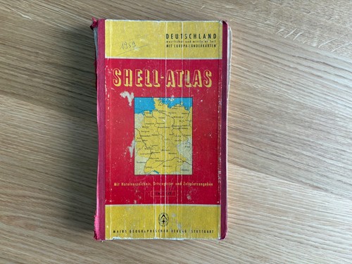 Shell atlas deutschland - shell-atlas, mit