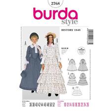 Schnittmuster Faschingskostüme Biedermeier-Kleid mit Reifrock