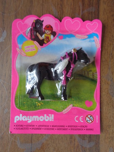 Playmobil schwarzes pony - playmobil,