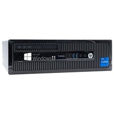 Hp 400 G1 Sff I7 4GB 240GB Windows 11 Pro Pc Rs232 Com Dvd-Rw Cd Riconditioniert