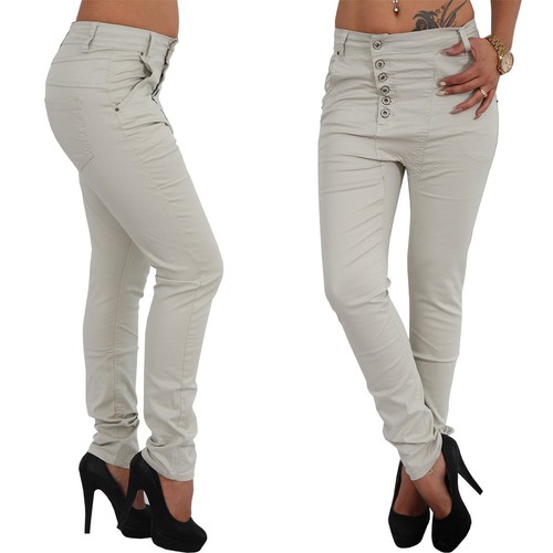 Jeans hose boyfriend knöpfe - jeans,