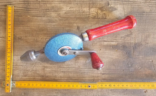 Alte handbohrmaschine mit - alte,