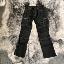 Hellfire Motorradhose Cargo M 48-50 Protektoren schwarz