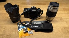 Pentax MZ-10 Set mit Sigma 28-105 und Pentax 75-300 analoge Spiegelreflexkamera