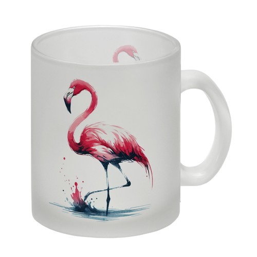 Rosa flamingo glas - glas, tasse