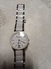 Orig. Bruno Söhnle Glashütte Uhr Algebra 2 Edelstahl/Keramik  Armbanduhr Unisex