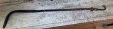 Schürhaken Feuer Haken Eisen ca. 45 cm Schmiedeeisen alt dekorativ
