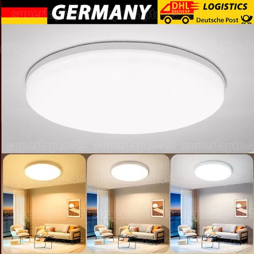 Led flache runde deckenleuchte - led,