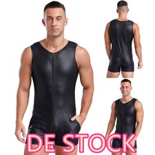 Herren lederoptik body - de,