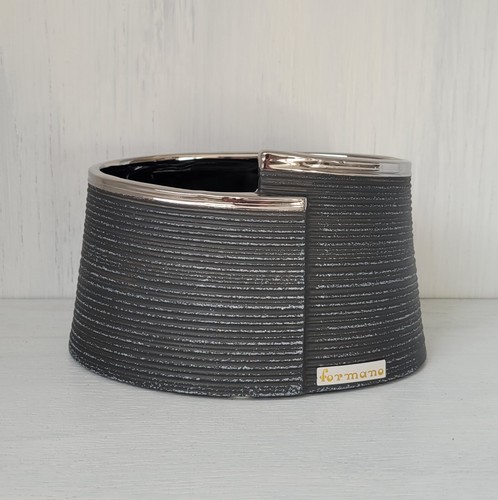 Formano vase anthrazit silber - vase,