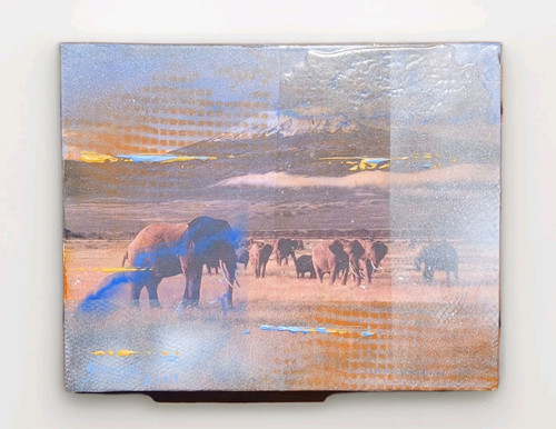 Original mixed media afrika - original,