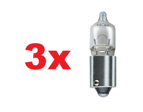 H6w 12v bax9s glühbirne - 3x, 6w