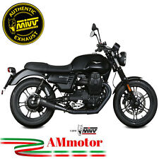 Auspuff Motorrad Moto Guzzi V7 III 2017 Endtopf Mivv Ghibli Exhaust Schwarz
