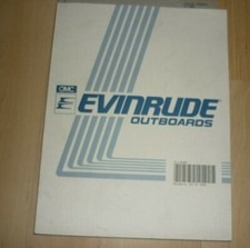 Evinrude  Outboard Handbuch Betriebsanleitung + 1989 Außenbootmotor 