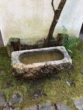 Antiker Granit Steintrog