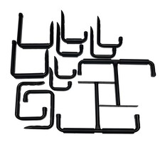 QUICK STAR 12 Haken Set Deckenhaken Hängeregal Aufbewahrungshaken Schwerlast