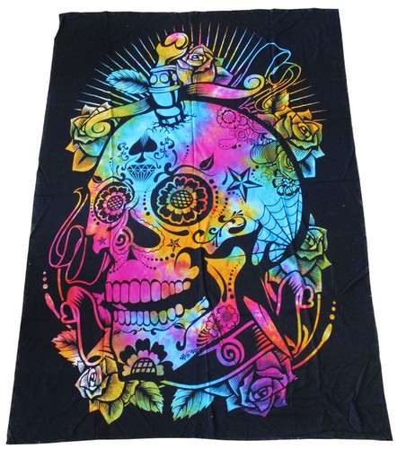 Totenkopf decke dekotuch - decke,