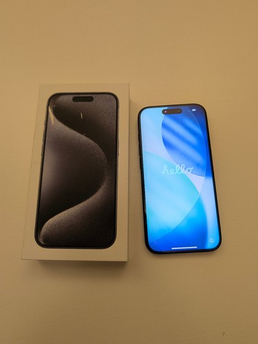 Iphone pro 256gb - titan, blau