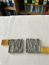 Nürnberger Meisterzinn, Soldat, Bajonett Angriff, Zinngießform, gebraucht